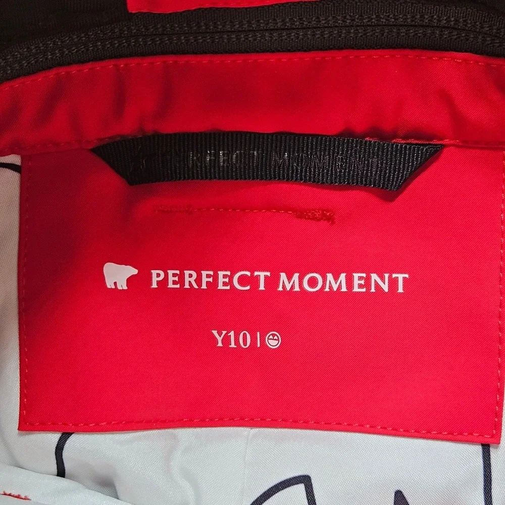 Perfect Moment Chamonix Pant Kids Y10 Red Ski Snowboard RECCO Waterproof NEW